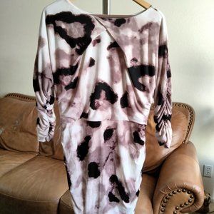 JENNIFER LOOEZ Leopard Print Dress Size Large